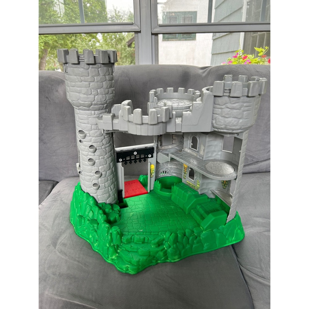 Fisher-Price Great Adventures Castle Playset Vintage Grey Green 1994 - Picture 7 of 7